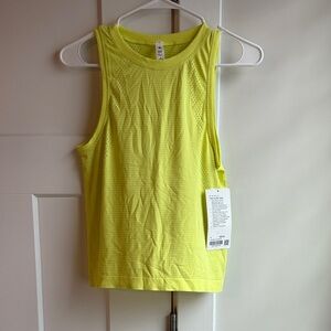 Lululemon Athletica Neon Yellow Tank Top